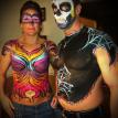 Mardi Gras Party Body Paint