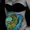 Coi Fish Belly Painting New Jersey Maternity Photo Shoot