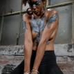 Blue Body Paint by Jennifer Montgomery Photo by Gregory Maxx