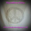 Peace Sign Rhinestone Shirt