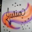 Airbrush T-shirt at Bar Mitzvah